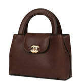 Chanel Small Kelly Shopper Brown Caviar Gold Hardware