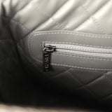 Pre-owned Chanel Large Cerf Executive Tote Bag Dark Grey Python Ruthenium Hardware - Thumbnail View 10