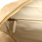 Chanel Large "Perfect Bowling" Bag Dark Beige Suede Gold Hardware