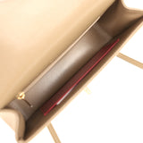 Chanel Small Preppy Coco Clutch with Straps Dark Khaki Shiny Caviar Brushed Gold Hardware