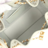 Chanel Mini 25 Hobo Bag Light Green Caviar Antique Gold Hardware