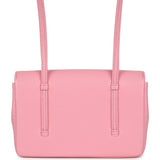 Chanel Mini Preppy Coco Clutch with Straps Pink Shiny Caviar Brushed Gold Hardware