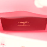 Chanel Mini Preppy Coco Clutch with Straps Pink Shiny Caviar Brushed Gold Hardware