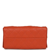 Chanel Small 25 Hobo Bag Dark Orange Caviar Antique Gold Hardware - Thumbnail View 7