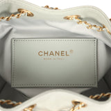 Chanel Mini 25 Hobo Bag Light Green Caviar Antique Gold Hardware - Thumbnail View 9