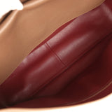 Chanel Maxi Flap Bag Light Brown Caviar Silver Hardware