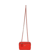 Chanel Small Classic Vanity Case Red Shiny Caviar Light Gold Hardware - Thumbnail View 7