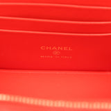 Chanel Small Classic Vanity Case Red Shiny Caviar Light Gold Hardware - Thumbnail View 10