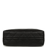 Chanel Small Coco Base Hobo Bag Brown Suede and Black Shiny Lambskin Brushed Gold Hardware - Thumbnail View 6
