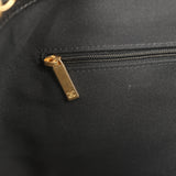 Chanel Small Coco Base Hobo Bag Brown Suede and Black Shiny Lambskin Brushed Gold Hardware - Thumbnail View 10