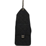 Chanel Medium 25 Hobo Bag Dark Denim Light Gold Hardware - Thumbnail View 3