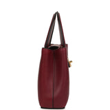 Chanel Small Kelly Shopper Dark Burgundy Caviar Gold Hardware - Thumbnail View 3