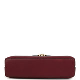 Chanel Small Kelly Shopper Dark Burgundy Caviar Gold Hardware - Thumbnail View 6
