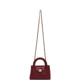 Chanel Small Kelly Shopper Dark Burgundy Caviar Gold Hardware - Thumbnail View 7