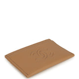 Chanel Classic CC Card Holder Wallet Dark Beige Caviar - Thumbnail View 5