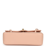 Chanel Small Preppy Coco Flap Bag Light Pink Shiny Caviar Brushed Gold Hardware - Thumbnail View 6