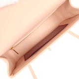 Chanel Small Preppy Coco Flap Bag Light Pink Shiny Caviar Brushed Gold Hardware - Thumbnail View 8