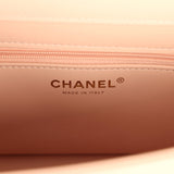 Chanel Small Preppy Coco Flap Bag Light Pink Shiny Caviar Brushed Gold Hardware - Thumbnail View 9