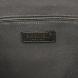 Chanel Small Coco Base Hobo Bag Brown Suede and Black Shiny Lambskin Brushed Gold Hardware - Thumbnail View 10