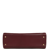 Chanel Small Cerf Shopping Bag Burgundy Calfskin Gold Hardware - Thumbnail View 6