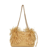 Chanel Small CC Shopping Bag Beige Braided Raffia Gold Hardware - Thumbnail View 7