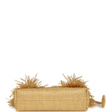 Chanel Small CC Shopping Bag Beige Braided Raffia Gold Hardware - Thumbnail View 6