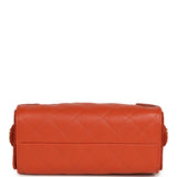 Chanel Mini 25 Hobo Bag Dark Orange Caviar Antique Gold Hardware - Thumbnail View 6