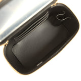 Chanel Small Top Handle Vanity Case Black Lambskin Light Gold Hardware - Thumbnail View 9