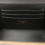 Chanel Small Top Handle Vanity Case Black Lambskin Light Gold Hardware - Thumbnail View 10