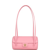 Chanel Preppy Coco Bowling Bag Pink Shiny Caviar Brushed Gold Hardware - Thumbnail View 7