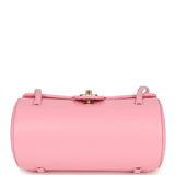 Chanel Preppy Coco Bowling Bag Pink Shiny Caviar Brushed Gold Hardware - Thumbnail View 6