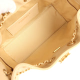 Chanel Mini 25 Hobo Bag Light Beige Caviar Antique Gold Hardware - Thumbnail View 8
