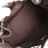 Chanel Small 25 Hobo Bag Dark Brown Shiny Aged Calfskin Silver Hardware - Thumbnail View 8