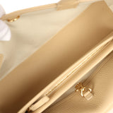 Chanel Small East West Shopping Tote Light Beige Caviar Gold Hardware