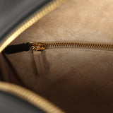 Chanel Large "Perfect Bowling" Bag Black Calfskin Gold Hardware - Thumbnail View 10