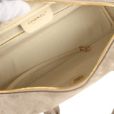 Chanel Large "Perfect Bowling" Bag Dark Beige Suede Gold Hardware - Thumbnail View 8