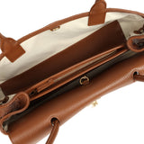 Chanel Small East West Shopping Tote Brown Caviar Gold Hardware