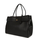Reserved Chanel XXL Shopping Tote Black Caviar Gold Hardware - Thumbnail View 5