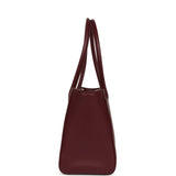 Chanel Small Cerf Shopping Bag Burgundy Calfskin Gold Hardware - Thumbnail View 3