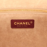 Chanel Small Cerf Shopping Bag Burgundy Calfskin Gold Hardware - Thumbnail View 8