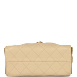 Chanel Mini 25 Hobo Bag Light Beige Caviar Antique Gold Hardware - Thumbnail View 6