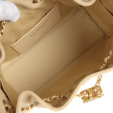 Chanel Mini 25 Hobo Bag Light Beige Caviar Antique Gold Hardware - Thumbnail View 8