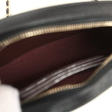 Chanel Mini Camera Case Clutch with Chain Black Caviar Light Gold Hardware - Thumbnail View 8