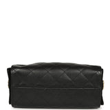 Chanel Mini 25 Hobo Bag Black Caviar Antique Gold Hardware - Thumbnail View 6