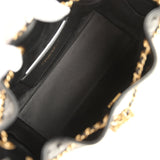 Chanel Mini 25 Hobo Bag Black Caviar Antique Gold Hardware - Thumbnail View 8