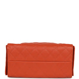 Chanel Small 25 Hobo Bag Dark Orange Caviar Antique Gold Hardware - Thumbnail View 6