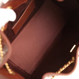 Chanel Small 25 Hobo Bag Brown Caviar Antique Gold Hardware - Thumbnail View 8