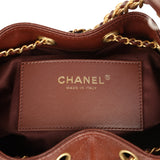 Chanel Small 25 Hobo Bag Brown Caviar Antique Gold Hardware - Thumbnail View 9