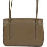 Chanel Small Preppy Coco Flap Bag Dark Khaki Shiny Caviar Brushed Gold Hardware - Thumbnail View 4