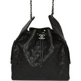 Chanel Medium 25 Hobo Bag Black Caviar Aged Ruthenium Hardware - Thumbnail View 1